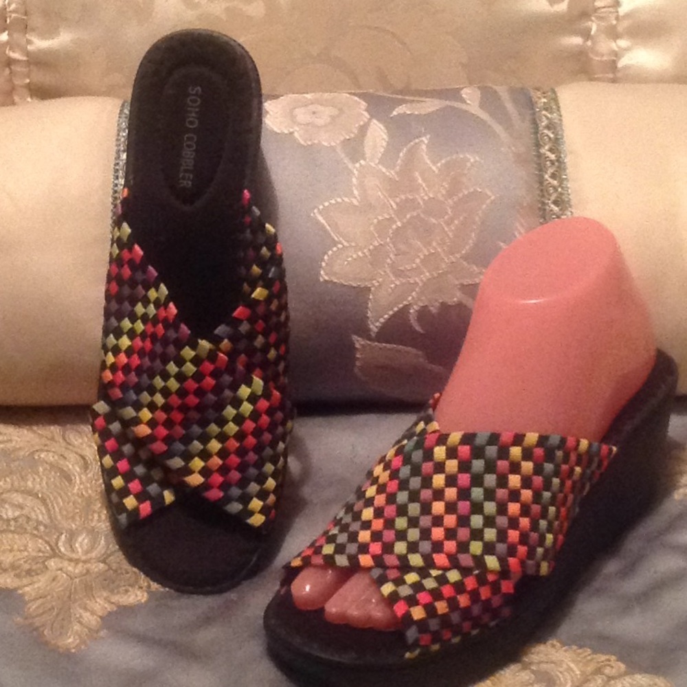 Soho Women's Multi Color Sandals Women's Wedge